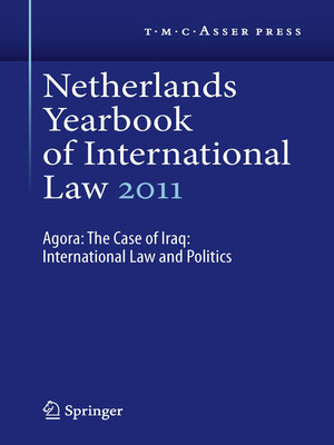 cover image of Netherlands Yearbook of International Law 2011